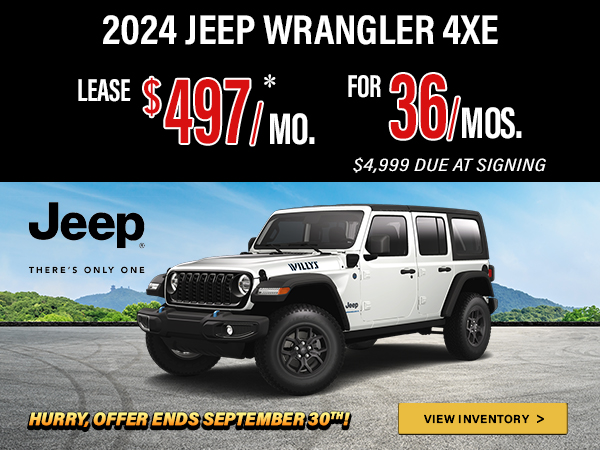 2024 Jeep Wrangler 4xe Willys 4x4 3